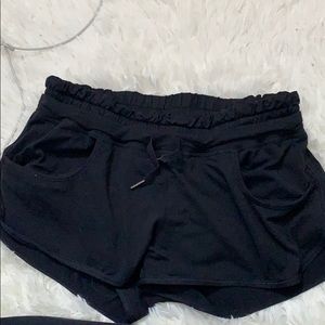 Black lululemon shorts